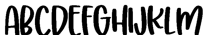 Milkbutter Font UPPERCASE