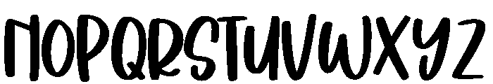Milkbutter Font UPPERCASE