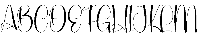 Milkcandy Font UPPERCASE