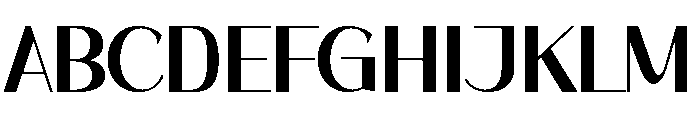 Milkhan Font UPPERCASE