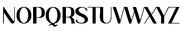 Milkhan Font UPPERCASE