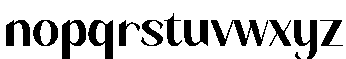 Milkhan Font LOWERCASE
