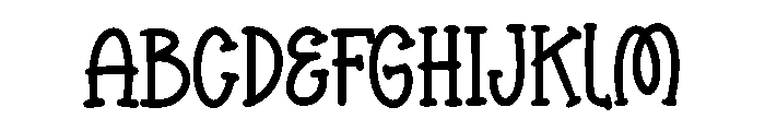 Milkie Choco Font UPPERCASE