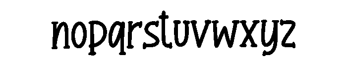 Milkie Choco Font LOWERCASE