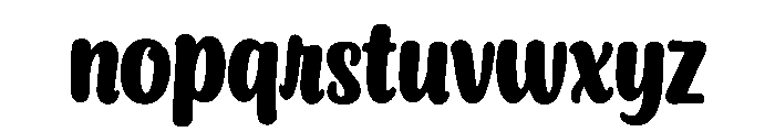 Milko Font LOWERCASE