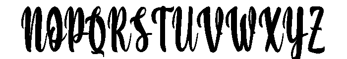 Milkshake Party Font UPPERCASE