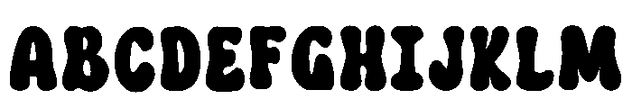 Milkshake Strawberry Regular Font UPPERCASE