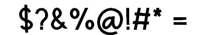 Milky Bunny Font OTHER CHARS