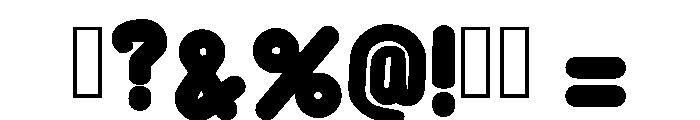 Milky Dreamy Regular Font OTHER CHARS