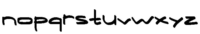 Milky Fruity Font LOWERCASE
