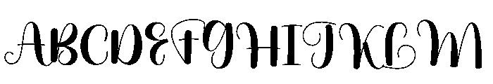 Milky Gummy Font UPPERCASE