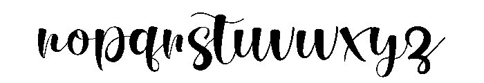 Milky Gummy Font LOWERCASE
