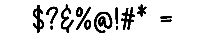 Milky Sky Font OTHER CHARS