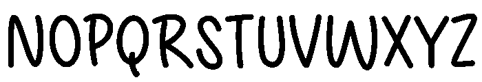 Milky Sky Font UPPERCASE