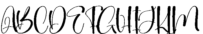 Milky Sweet Font UPPERCASE
