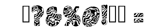 Milky Zoo Regular Font OTHER CHARS