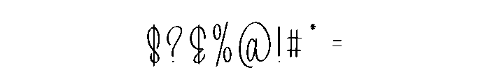 Milkycow Font OTHER CHARS