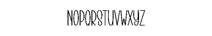 Milkycow Font LOWERCASE