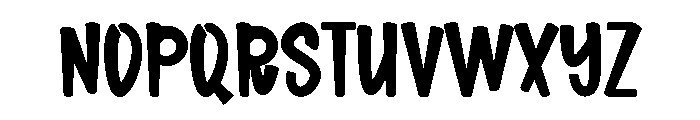 Milkyway1 Font LOWERCASE