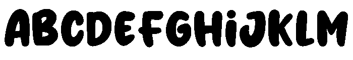 Mille Crepes Regular Font UPPERCASE