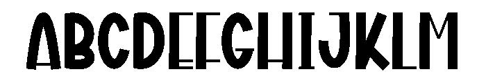 Millennial  Manager Font UPPERCASE