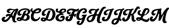Million Laughter Regular Font UPPERCASE