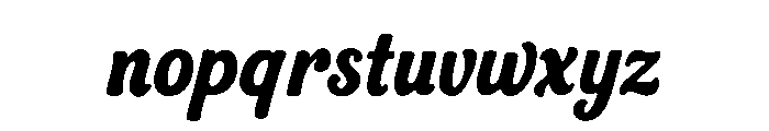 Million Laughter Regular Font LOWERCASE