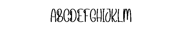 Milthink Font UPPERCASE
