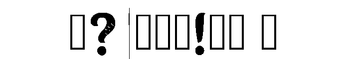 Mimic Regular Font OTHER CHARS
