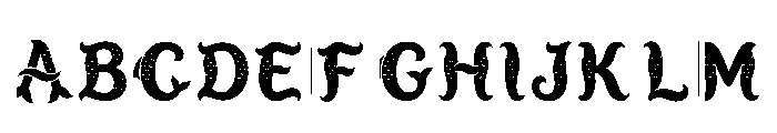Mimic Regular Font UPPERCASE