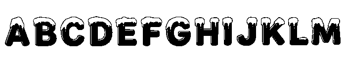 Mimosa Regular Font UPPERCASE