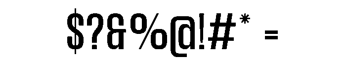 Minder Regular Font OTHER CHARS