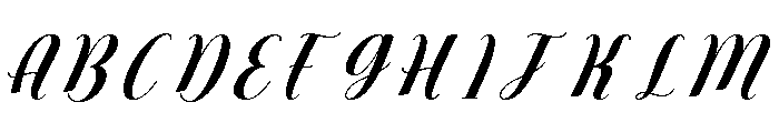 Minela Font UPPERCASE