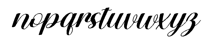 Minela Font LOWERCASE