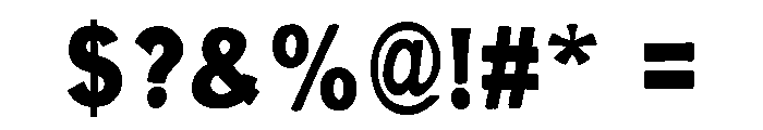 Minerva VP Organic Font OTHER CHARS