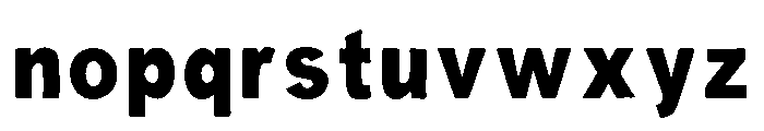 Minerva VP Organic Font LOWERCASE