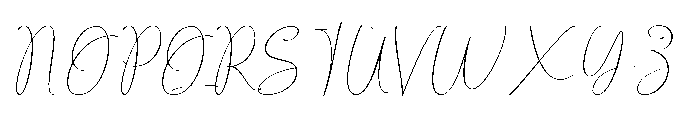 Minette-Regular Font UPPERCASE