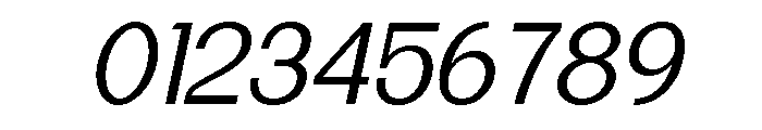 Minez Light Italic Font OTHER CHARS