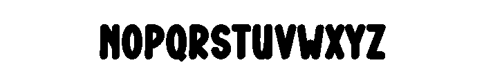 Mini Bar Font UPPERCASE