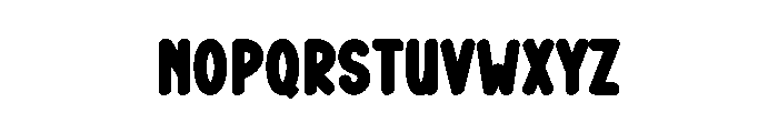 Mini Bar Font LOWERCASE