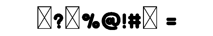 Mini Book Font OTHER CHARS