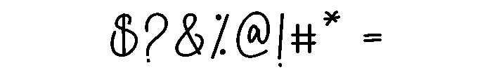 Mini Book1 Font OTHER CHARS
