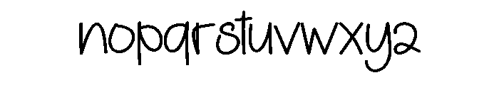 Mini Book1 Font LOWERCASE