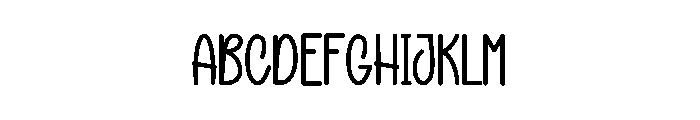 Mini Candy Font UPPERCASE