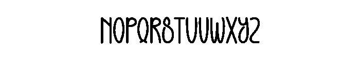 Mini Candy Font UPPERCASE