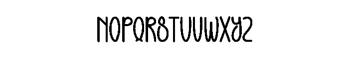Mini Candy Font LOWERCASE