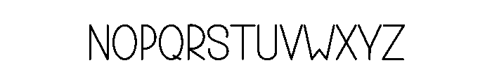 Mini Fridge Font UPPERCASE