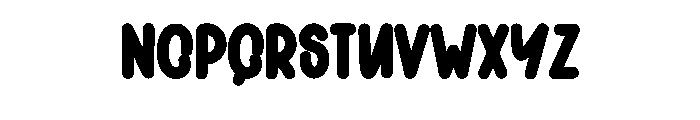 Mini Moon Cake Font LOWERCASE