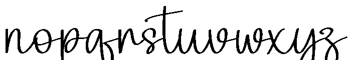 Mini Font LOWERCASE