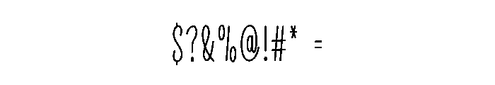 Minibeach Font OTHER CHARS